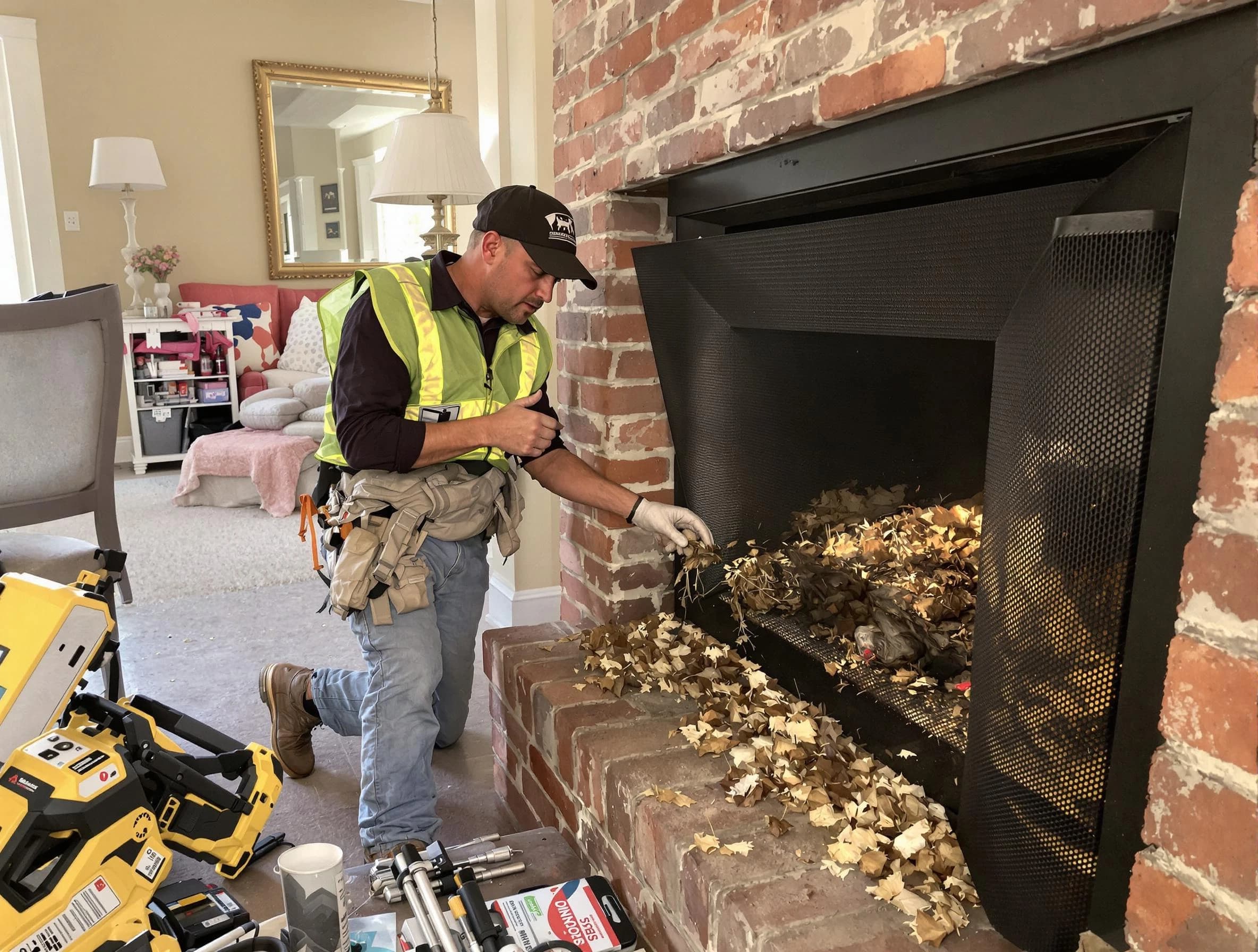 Safe screening installation by Colonial Beach Chimney Sweep in Colonial Beach, VA