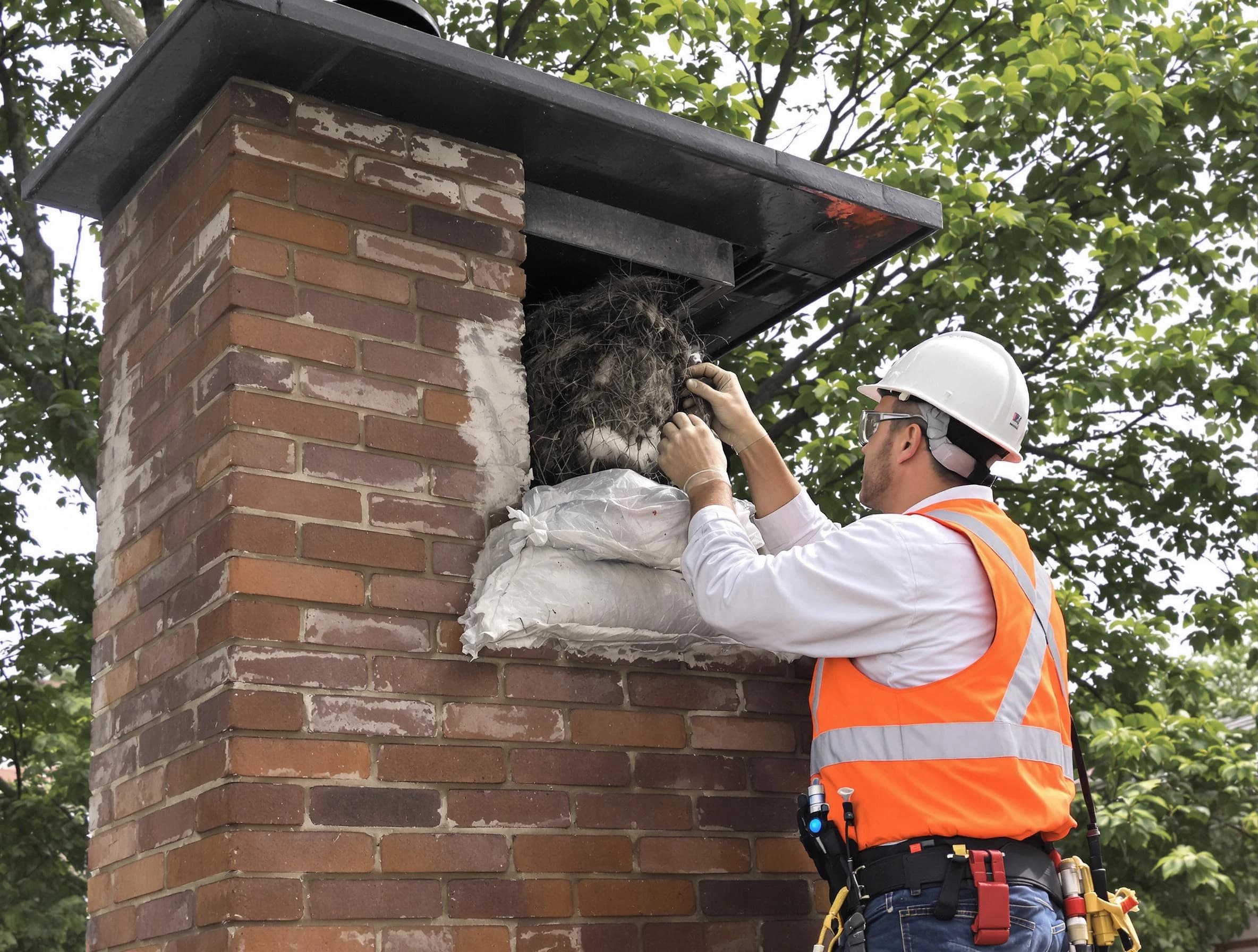 Humane removal of debris and animals by Colonial Beach Chimney Sweep in Colonial Beach, VA