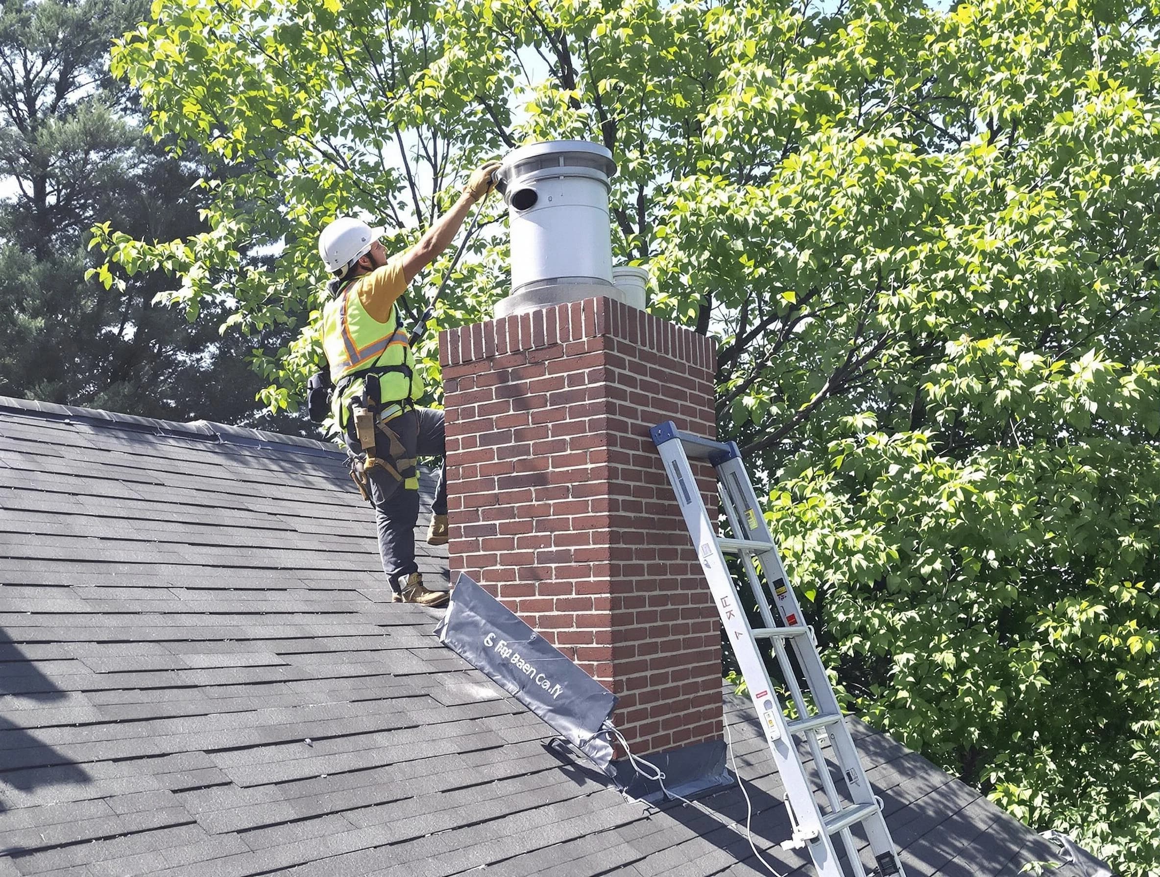 Chimney liner inspection by Colonial Beach Chimney Sweep in Colonial Beach, VA
