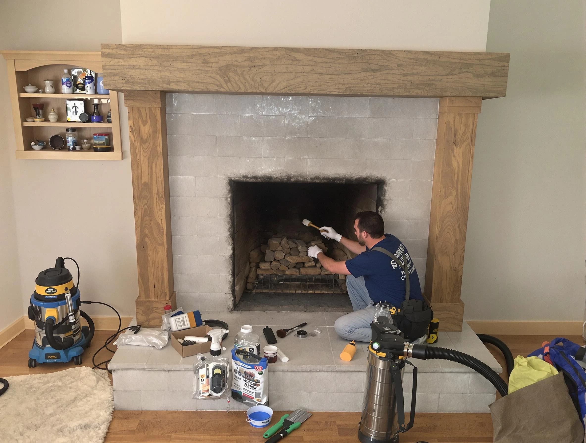 Detailed creosote removal process by Colonial Beach Chimney Sweep in Colonial Beach, VA