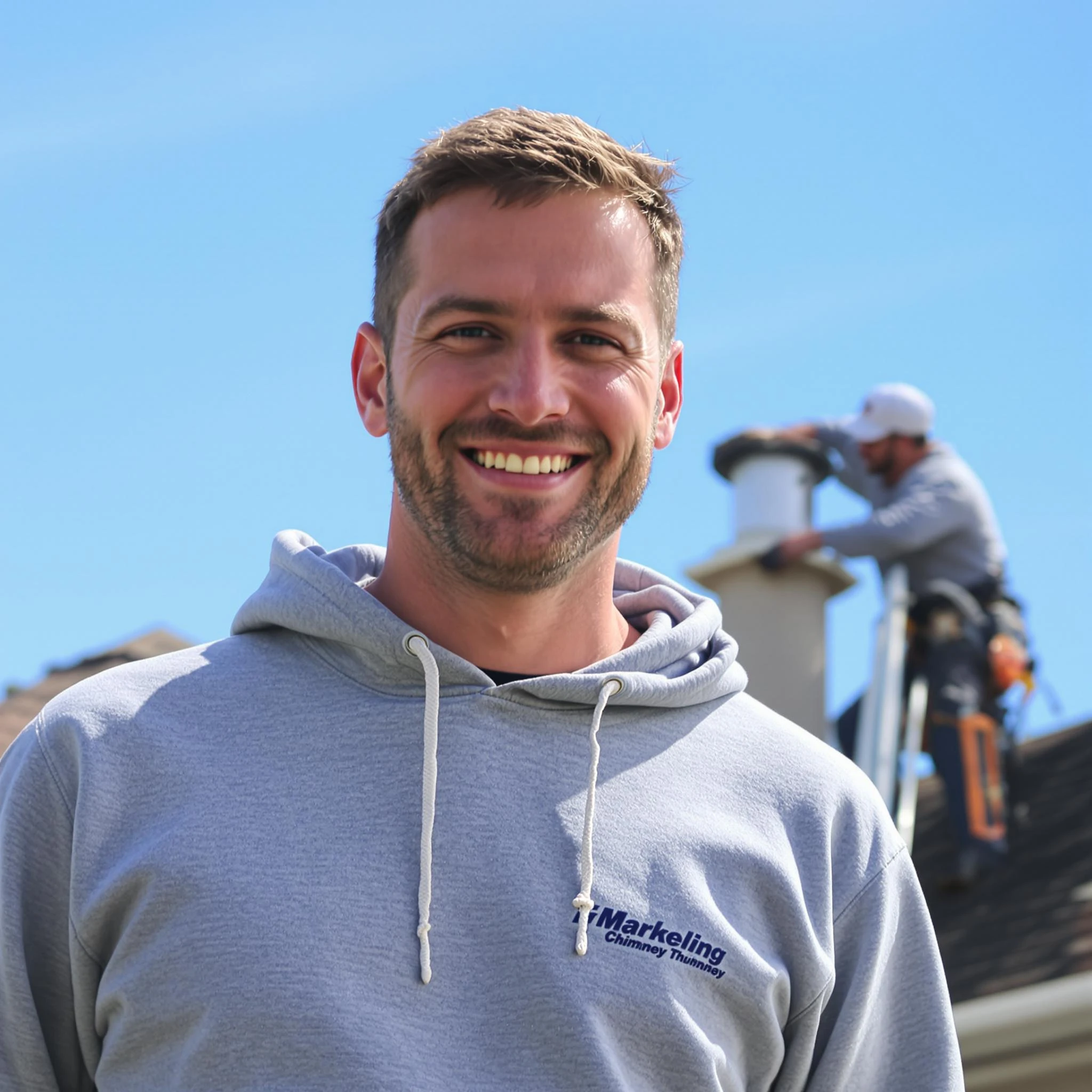 The Colonial Beach Chimney Sweep team.