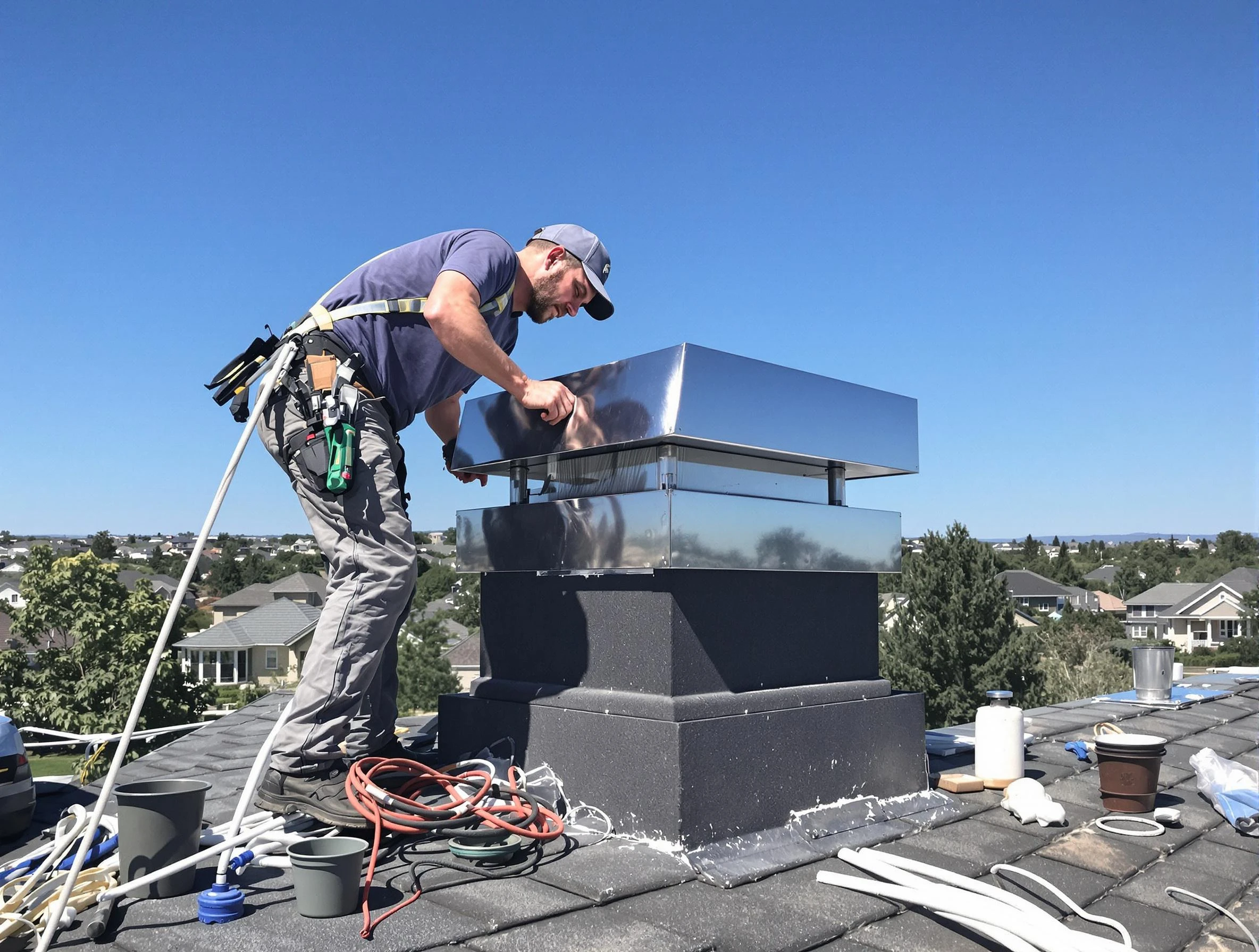 Chimney Cap Services service in Colonial Beach, VA
