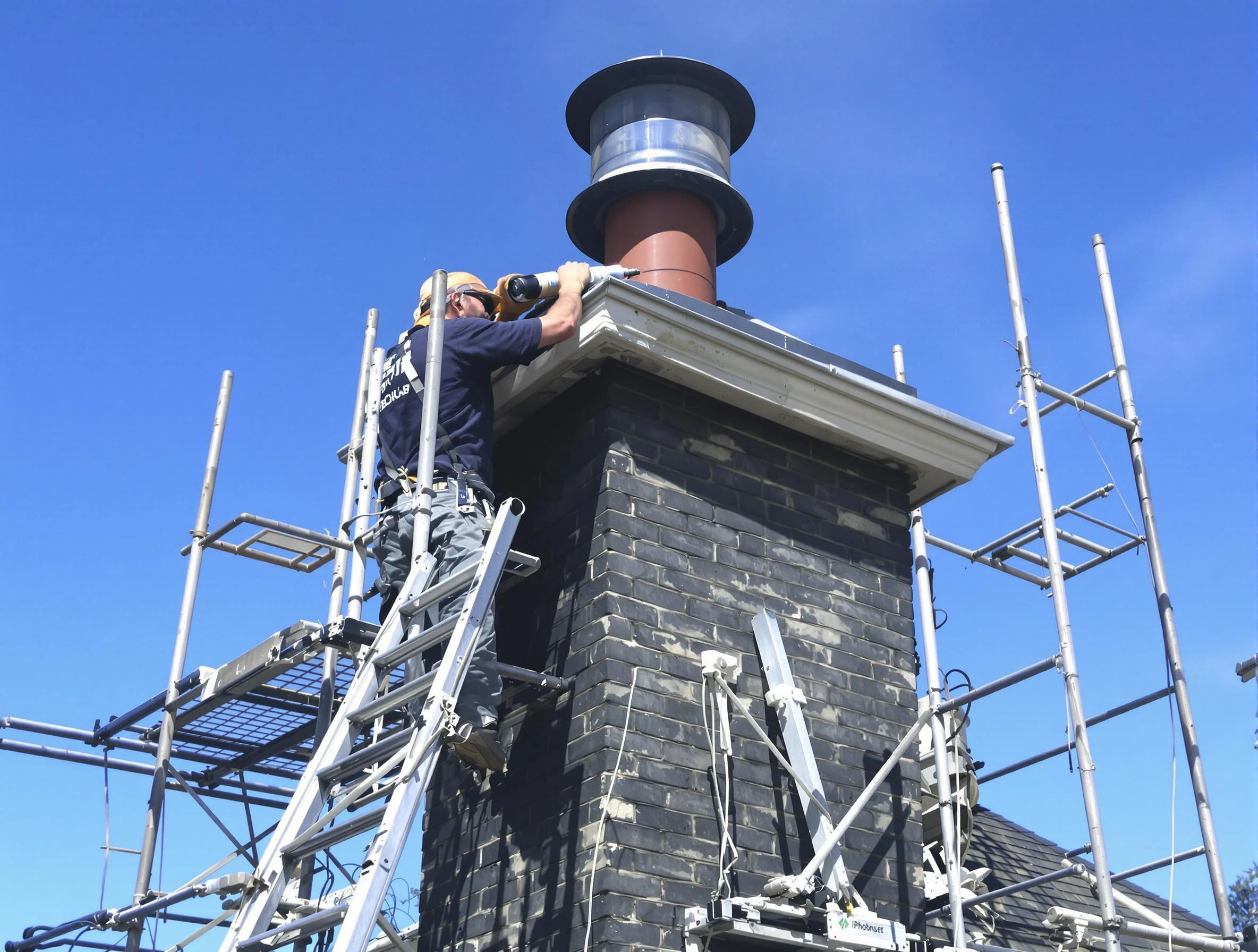 Sturdy chimney crown finished by Colonial Beach Chimney Sweep in Colonial Beach, VA