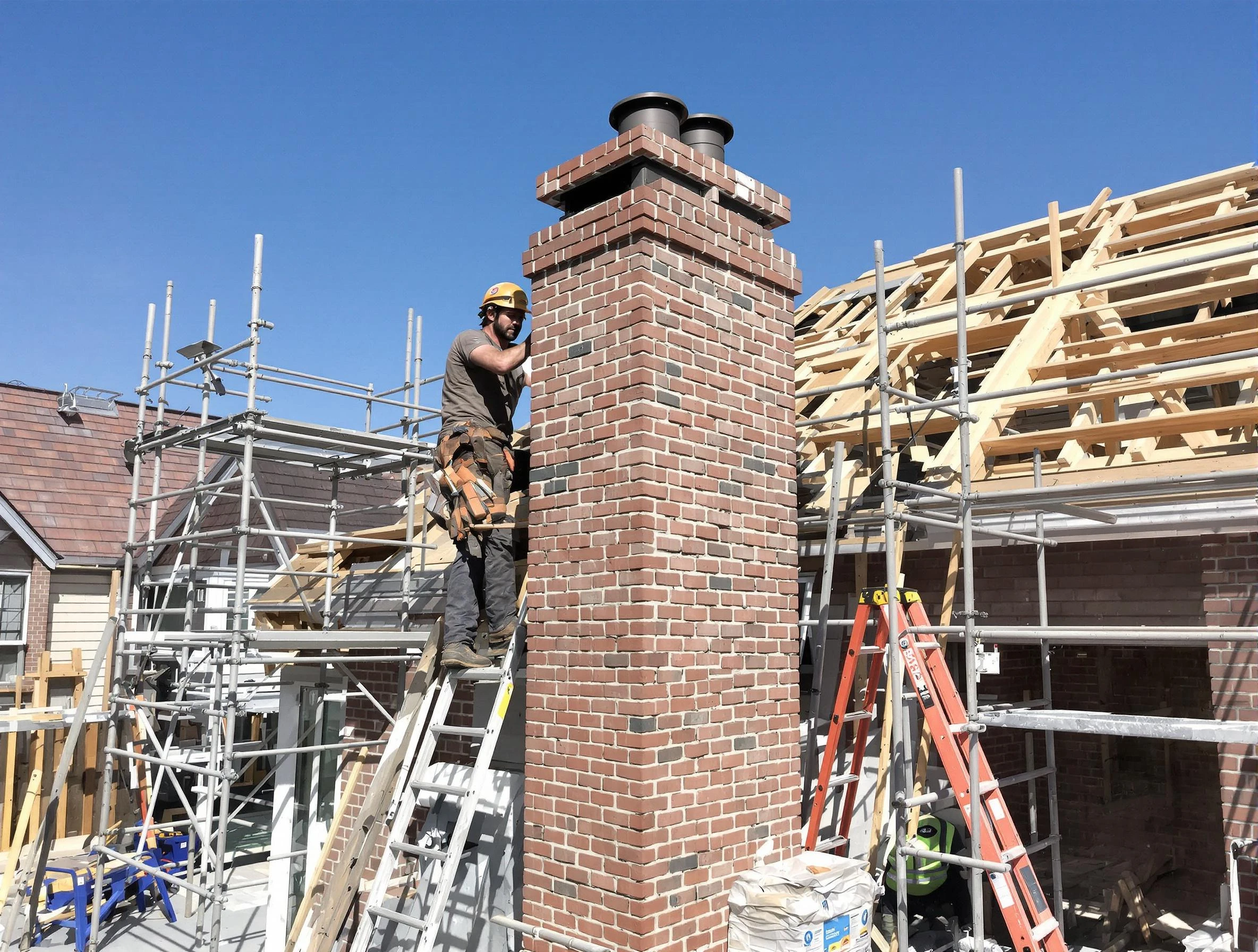 New chimney installation completed by Colonial Beach Chimney Sweep in Colonial Beach, VA